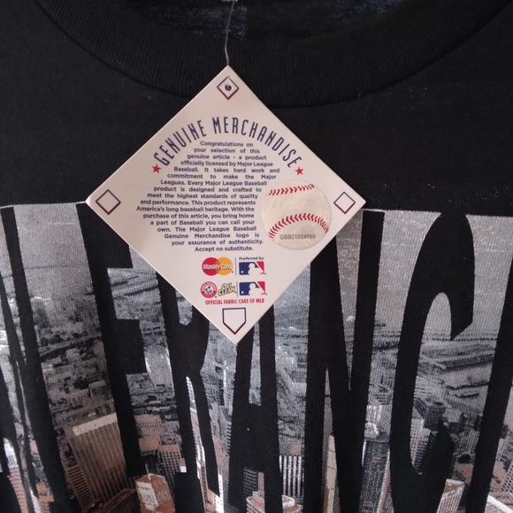 NWT-San Francisco Giants Genuine merchandise Tee - Picture 3 of 8